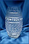 Crystal Barrel Vase