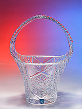 Crystal Flowers Basket
