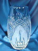 Crystal Teardrop Barrel Vase